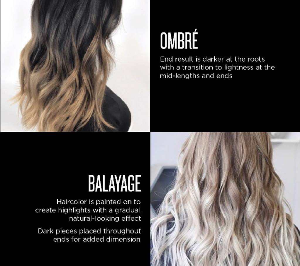 Ombr  vs Balayage quelle est la diff rence 