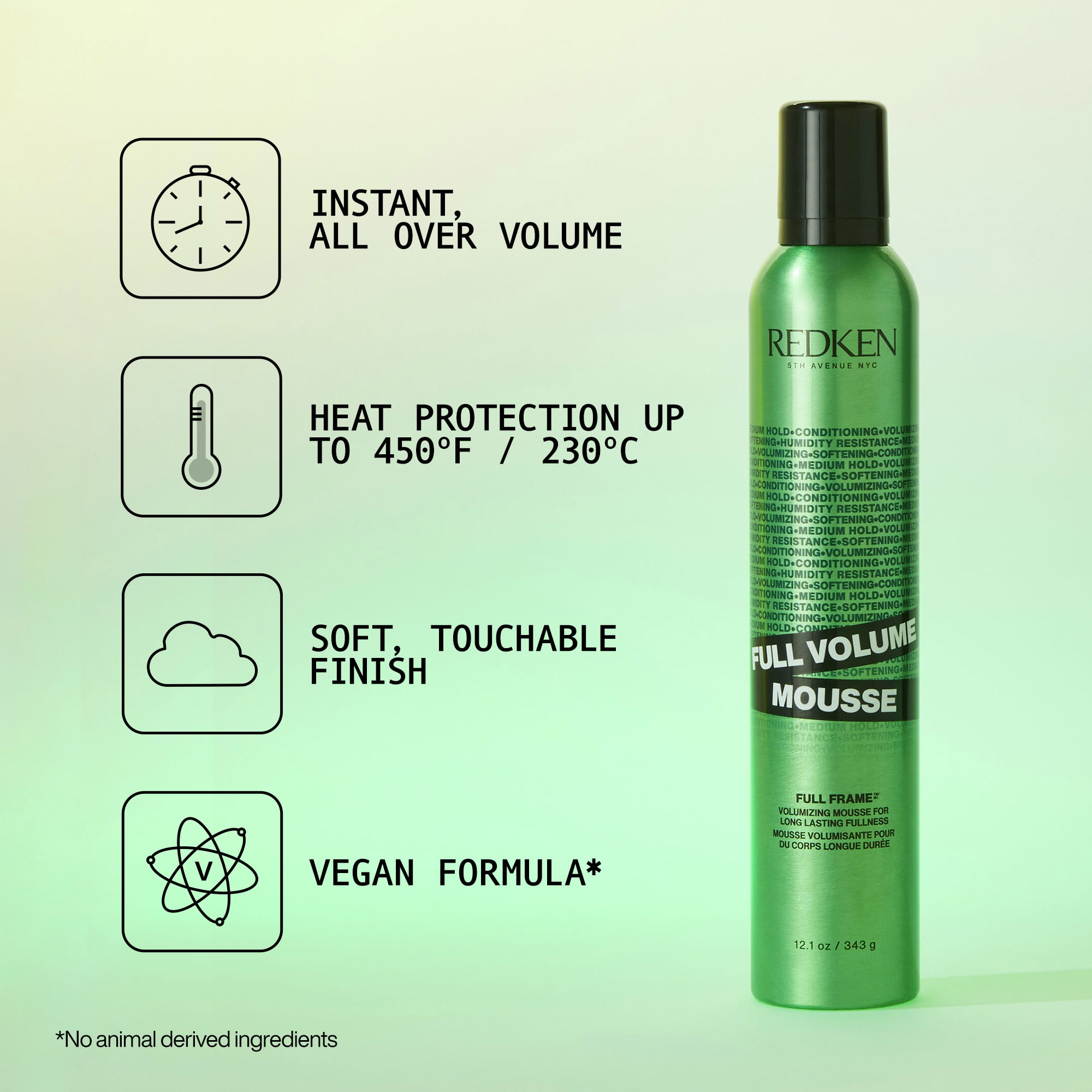 GREAT CLIPS Solutions Volumizing Foam, 7oz | Adds Volume, Softness, &  Medium Control | Enhances Natural Shine | For Fine to Medium Hair